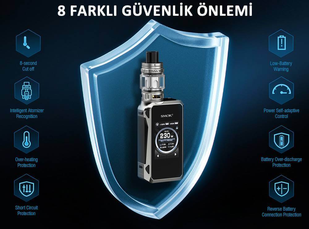 Smok G Priv 4 güvenlik özellikleri